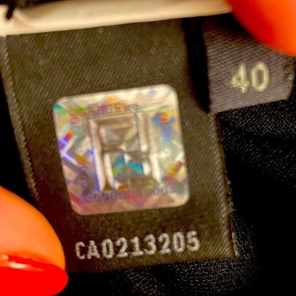 FENDI Bodycon Dress. Black. Removable Belt. Sz 40 or US 4 - Picture 7 of 10